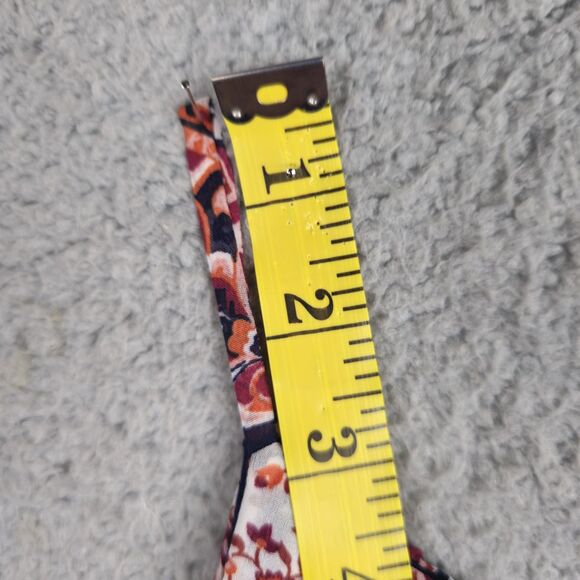 By & By Sun Dress Womens S Orange Blue Patchwork Colorful Lined Shoulder Straps - Picture 9 of 15